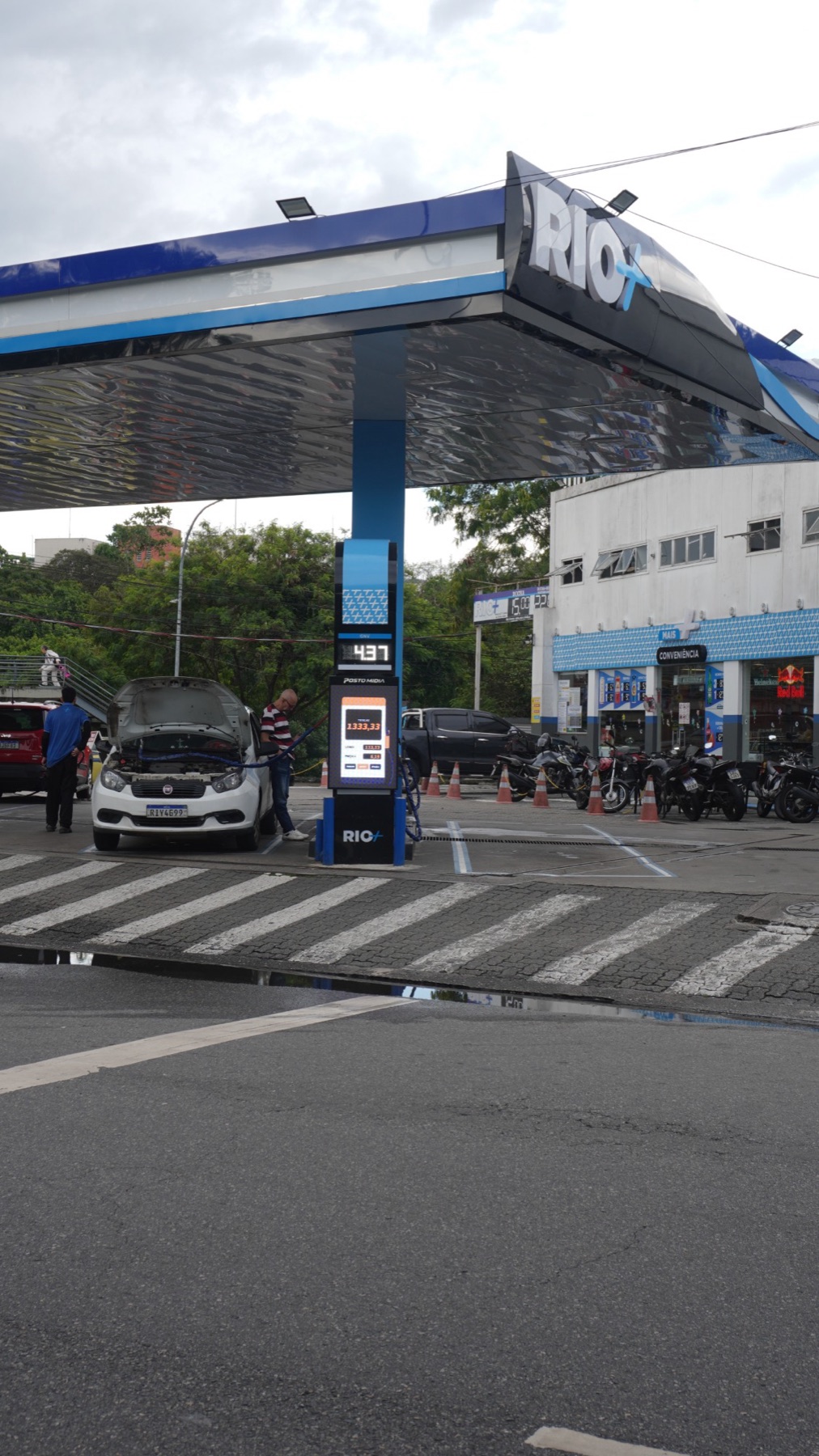 Visão geral do posto